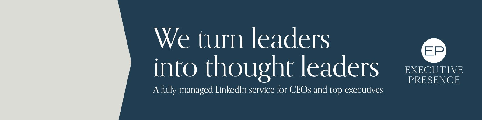 We turn leaders into thought leaders