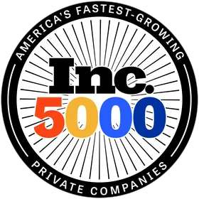 Inc. 5000 honoree badge